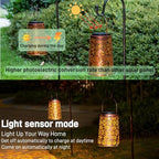 4 Pack Solar Hanging Lanterns Outdoor - Image 3