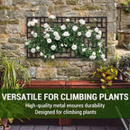 Large Wall Trellis for Indoor Outdoor Climbing Plant, 37×16.5×1.6in - Image 6
