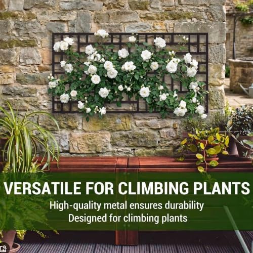 Large Wall Trellis for Indoor Outdoor Climbing Plant, 37×16.5×1.6in - Image 6