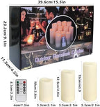 24-Pack LED Flameless Candles with Remote Control - Perfect for Home, Parties, and Special Occasions - Create a Magical Ambiance Effortlessly(Three Sizes). - Image 2