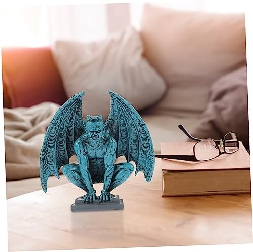 Gothic Gargoyle Garden Statue Resin Ornament for Home Decor Xmas Halloween - Image 4