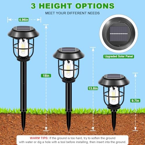 Solar Motion Lights Outdoor for Halloween Decorations, 4 Pack - Image 5