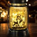 kyoryuger Golden Retriever Gifts for Women/Men Golden Retriever Solar Lanterns Dog Mom Birthday Dog Lover Lantern Pet Memorial Solar Garden Decor for Yard, Patio,Torches, Gifts for Mom by kyoryuger