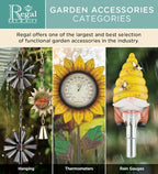 Regal Art & Gift Water Drop Solar Hanging Ornament, Metal Garden LED Decor - Image 5