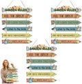 Rustic Wooden Garden Hanging Sign Wall Decor Plaque, 12" Vintage Garden Irregular Sign Wooden Hanging Yard Decor, 6 Colors Distressed Wood Look Welcome Plaques,UV Water Resistant Print,Easy to Hang ，3PCS by Unknown