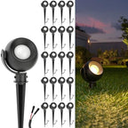Sunco 20 Pack LED Low Voltage Landscape Lighting Spotlight Spheres by Unknown