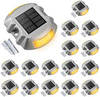 VOLISUN Solar Deck Driveway Dock Lights,Solar Pathway Lights,Warm 16 Pack by VOLISUN