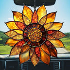 Sunflower Mosaic Style Acrylic Suncatcher - Image 5