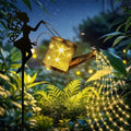 Solar Watering Can Lights, Outdoor Solar Lantern Fairy Lights, Waterproof Hanging Solar Lights for Patio Yard Porch Lawn Decor, Warm White by Unknown