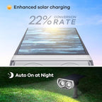 Consciot Solar Spotlights Outdoor, Daylight IP67 Waterproof 2-in-1 Solar Spot Lights, Durable Christmas Decorations Lights for Garden Yard Pathway Driveway Porch Walkway, Auto On/Off, 6 Pack - Image 2