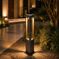 Landscape Pathway Lights Modern Black Path Light Cone LED Bollard Lighting Fixture Outdoor Sideway Lighting With Aluminum Housing Walkway Lamps Waterproof 3000k Lawn Light For Garden Yard House Park by SUSSLILighting