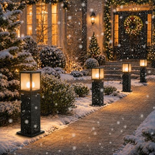 Landscape Pathway Lights for Outdoor, Hardwired E26 3000K Walkway Lighting - Image 4