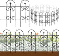 Thealyn 20ft x 32" Metal Decorative Halloween Fence(14-Panel Set) by ThealynGardens
