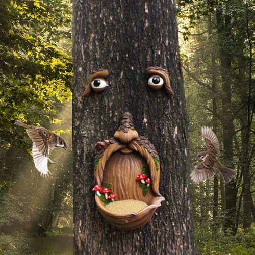 Resin Tree Face Outdoor Garden Yard Decoration - Image 4