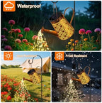 Forlivese 2PCS Solar Watering Can with Lights, Solar Lights Outdoor - Image 5