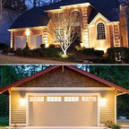 MIHEAL 110V 2 Pack 100W LED Flood Light, Warm White 3000K, IP68Waterproof Super Bright Security Lights, Outdoor Floodlight for Yard, Garden, Playground, Basketball Court - Image 7