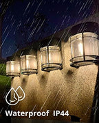 Solar Fence Lights, Upgrade Solar Deck Lights, Waterproof Solar Outdoor Lights for Wall Yard Post,Steps, Easy-to-Install - Image 7