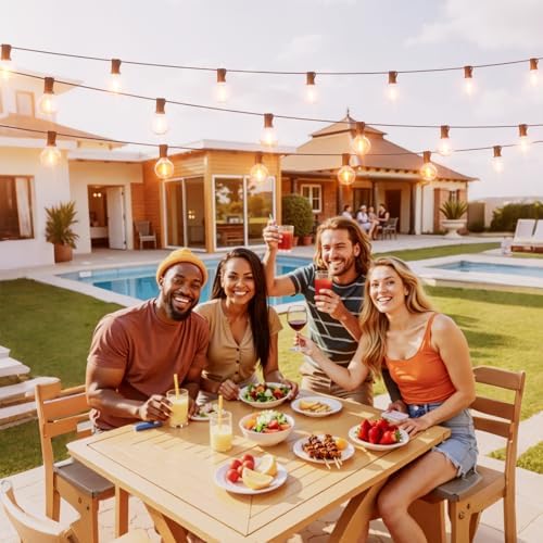 Svater Outdoor String Lights LED 60 FT G40 Patio Globe Light Waterproof - Image 5