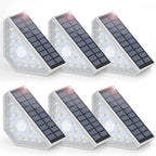 Kondras 6-Pack Solar Step Lights for Outside, Motion Sensor Waterproof Outdoor Stair Lights, Solar Powered LED Outdoor Step Lights Decor for Yard Garden Porch Patio Pathway Deck by Kondras