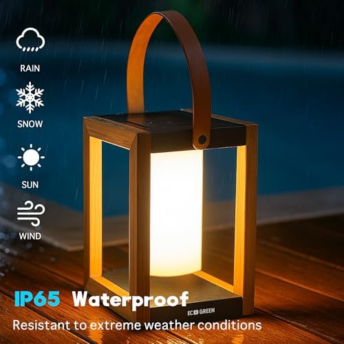 EcoGreen Solar Lanterns Outdoor Waterproof, Solar Lights for Yard (Small) - Image 3