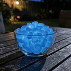 ABOOFAN Glow in Dark Resin Pebbles 400pcs for Aquarium and Garden Decor - Image 6