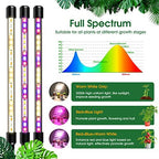 Wolezek Grow Lights for Indoor Plants with Stand, Red Blue Full Spectrum - Image 2