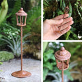 Generic Miniature Garden Metal Gate Items Figurines Fairy Garden Miniatures Miniature Patio Furniture Accessories Christmas Decorations (53) by Unknown