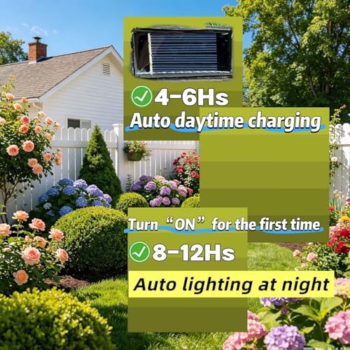 Solar Garden House Statues Outdoor with Light Yard Resin Decoration - Image 4