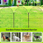 Garden Fence 10 Panels, 42 in H Above Ground, No Dig Metal Fence - Image 3