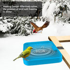 Heated Bird Bath Deicer 75W Deck Mount with 3.9 Inch Clamp Electric Water Heater for Winter Easy Clean (Water Tray) - Image 6