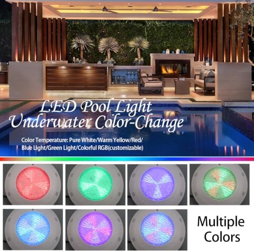 LED Pool Light Inground Pool, RGB Color Changing Pond Lights - Image 4