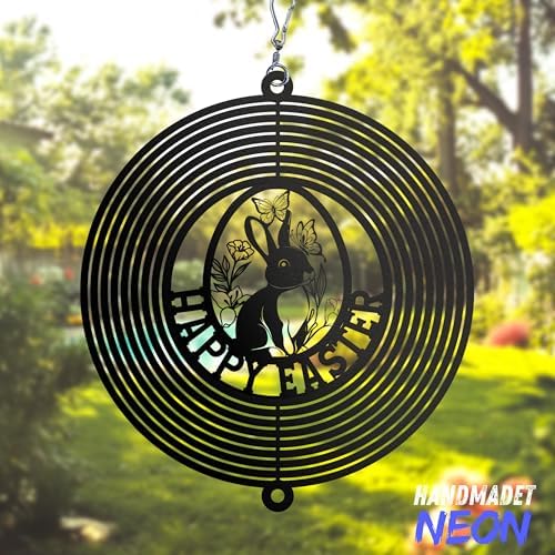 Personalized Irish St. Patrick's Day Shamrock Wind Spinner Sublimation Custom Family's Name Last Name Metal Art Laser Cut Design 3D Decor Garden Yard Outdoor Newlyweds Gifts (Easter Day) - Image 4