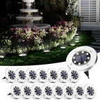 SOLPEX Solar Ground Lights Outdoor, Garden Lights 16 Pack Cool White by Solpex
