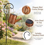 Solar Watering Can Light, LED String Lantern, Cardinal Outdoor Garden Decor - Image 3