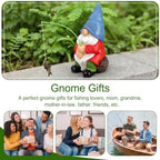 Fishing Gnome Outdoor Garden Gnomes Statues Pond Decor for Outdoor Ponds - Image 7