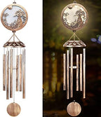 FSVGYY Solar Angel Memorial Wind Chime 33 Inch Deep Tone Outdoor by FSVGYY