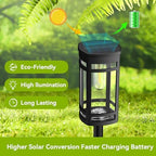 EXCMARK 12 Pack Solar Pathway Lights Outdoor Waterproof, Cool White - Image 3