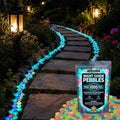 Colorful Glow in the Dark Garden Stones, Luminous Pebbles Stones for Walkway Landscaping, Glowing Stepping Rocks for Fish Tank Aquarium Decor, Resin Gravel Ornaments, Garden Outdoor (1000, Colorful) by LSMARZJZ