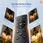 addlon 50FT Outdoor String Lights ST38 LED with Remote Waterproof Dimmable - Image 6