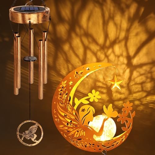 Solar Moon Fairy Wind Chimes,Moon Gifts Mothers Day for Mom Women - Image 2
