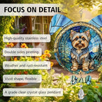 Yorkshire Terrier Dog Ears Wind Spinner, Yorkshire Terrier Wind Spinner Hanging for Yard and Garden (Yorkshire Terrier) - Image 3