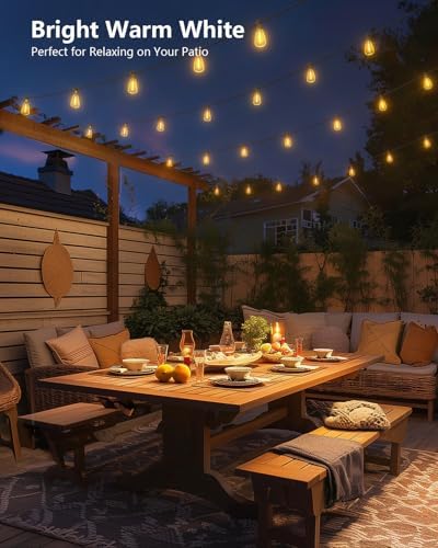 Brightown 76FT Solar String Lights Outdoor, 23+1 Shatterproof LED Lights - Image 7