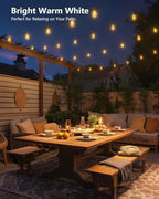 Brightown 76FT Solar String Lights Outdoor, 23+1 Shatterproof LED Lights - Image 7