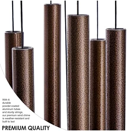 Wind Chimes for Outside Deep Tone - 38'' Wind Chimes Outdoor Clearance, Deep Tone, Windchimes Outdoors, Memorial Gift, Sympathy Gift, Garden Patio, Home Décor, Bronze - Image 4