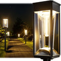 BITPOTT Solar Pathway Lights, 12 Pack, 2 Color Modes, IP65 by BITPOTT