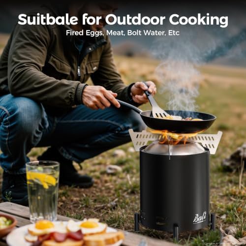 Tabletop Fire Pit Small Table Top Firepit Outdoor Smokeless Firepit Patio - Image 4