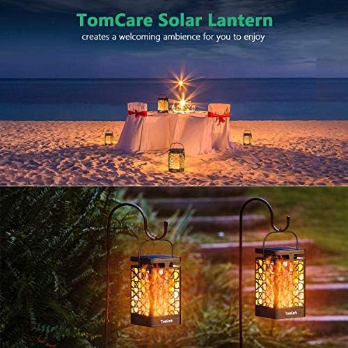 TomCare Solar Flickering Flame Torch Lights for Garden Patio Yard - Image 5