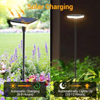 Solar Lights Outdoor Garden 4 Pack Solar Pathway Light 31" Tall Solar Landscape Lights 34LM Bright Up to 12H IP65 Waterproof Auto On/Off for Walkway Outside Yard Path Patio Lawn Flower Bed plant Decor - Image 3