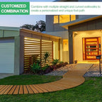 RELIANCER 24' Wooden Garden Pathway,Outdoor Roll Out Walkway,Patio Footpath - Image 7