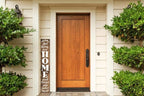 God Bless This Home And All Who Enter Wooden Door Decorations 8"x63" Vertical Welcome Sign for Front Door, Tall Front Porch Decor, Rustic Farmhouse Wood Porch Decorations Outdoor - Image 3